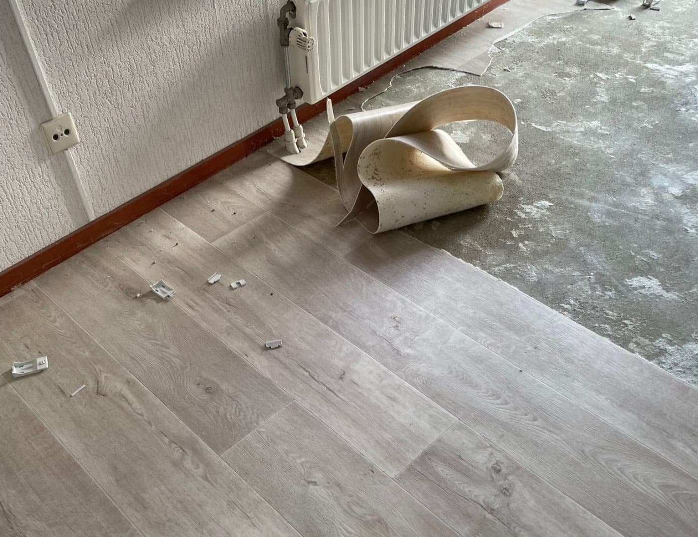 Linoleumvloer verwijderen